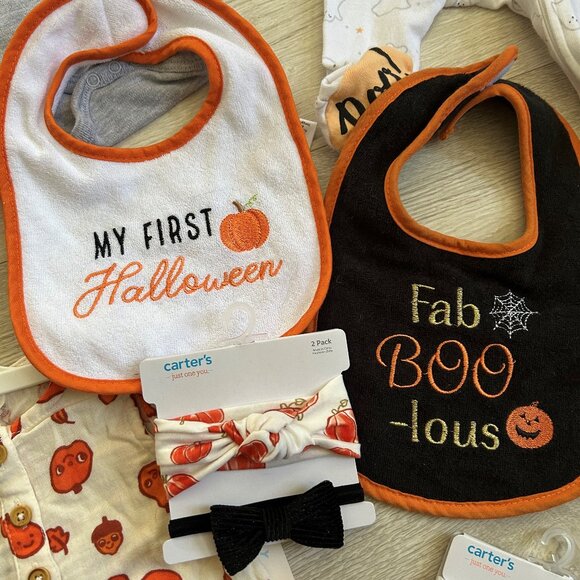 Halloween Baby Outfits and Essentials Bundle NWT - Picture 2 of 16